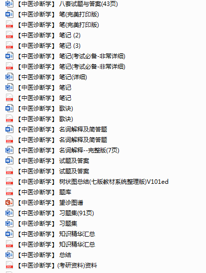 中医诊断要点_中医诊断学重点知识归纳_中医诊断基础知识